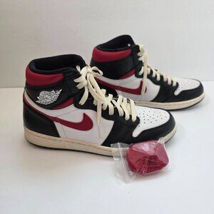 Nike Air Jordan 1 Retro High OG Black Gym Red Men’s Size 10.5 sail/cream